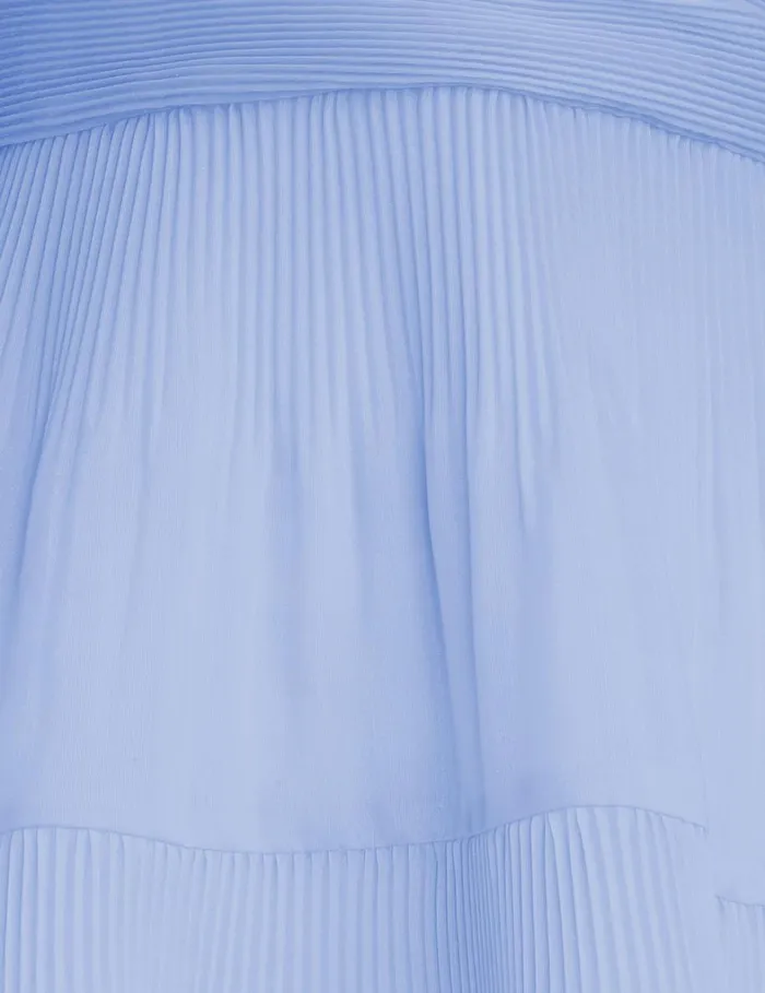 Women Clothing Zimmermann Pleated Mini Dress Jacaranda