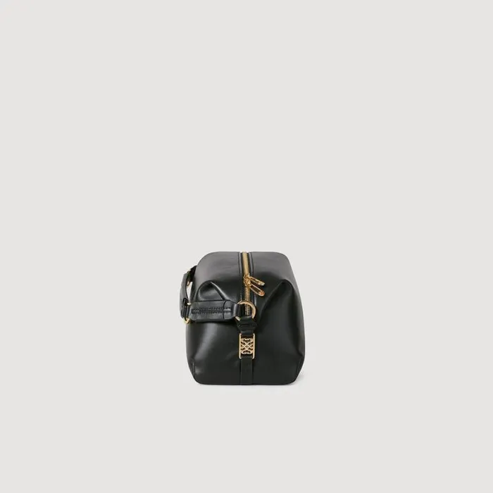 Women Crossbody Bags SANDRO Leather Bag Black