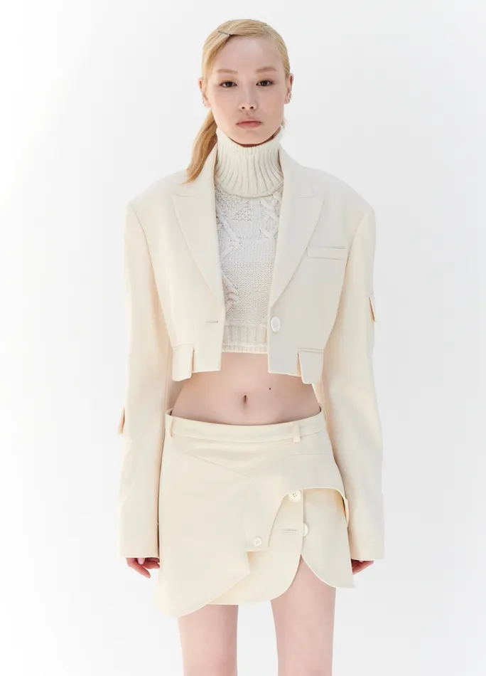 Women Deconstructed Jacket Skirt MONSE Bottoms