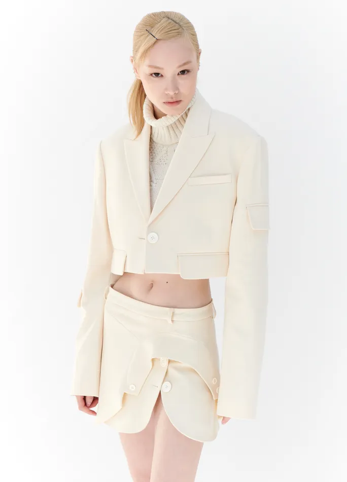 Women Deconstructed Jacket Skirt MONSE Bottoms