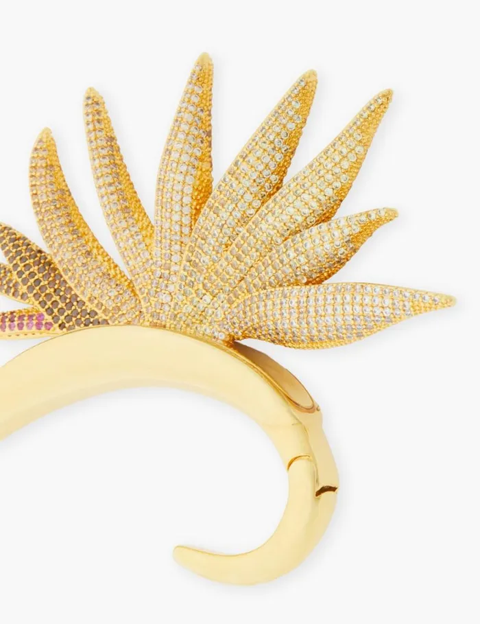Women Earrings Zimmermann Zimmermann Natura Ear Cuff Gold