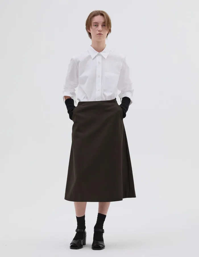 Women Full Skirt Teak Margaret Howell Skirts