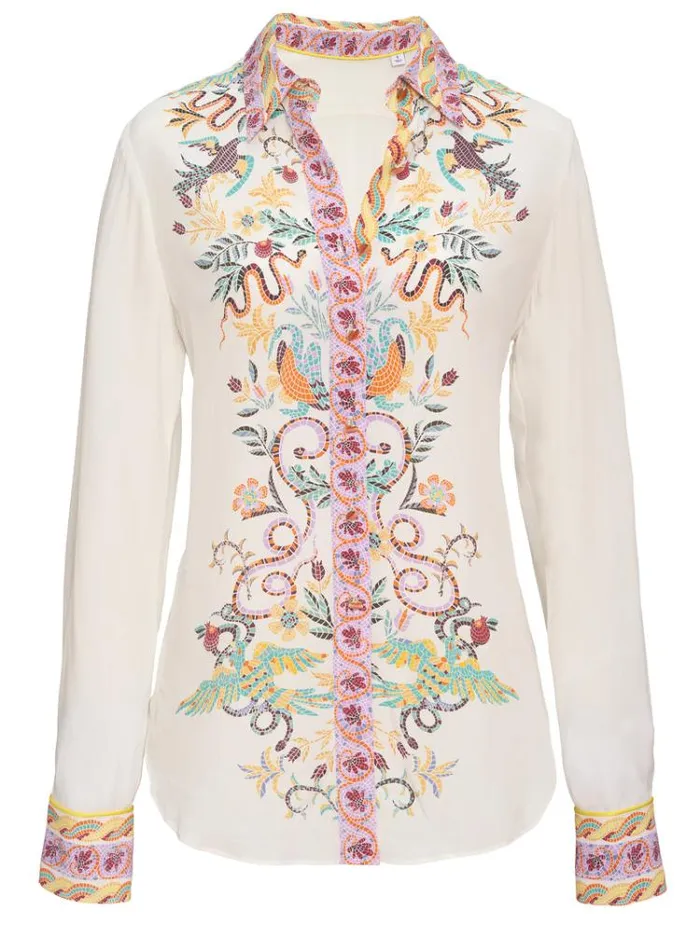 Women GABRIELA SHIRT White Robert Graham Tops