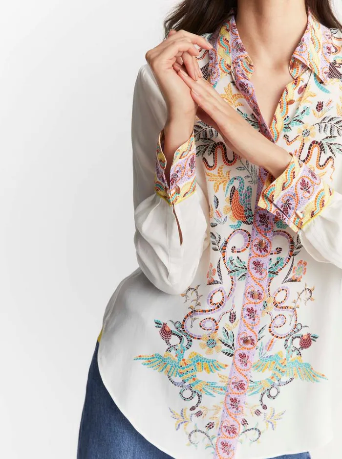 Women GABRIELA SHIRT White Robert Graham Tops