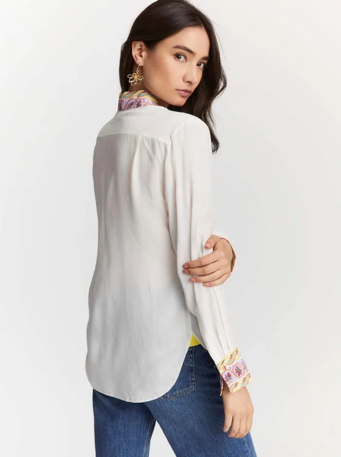 Women GABRIELA SHIRT White Robert Graham Tops