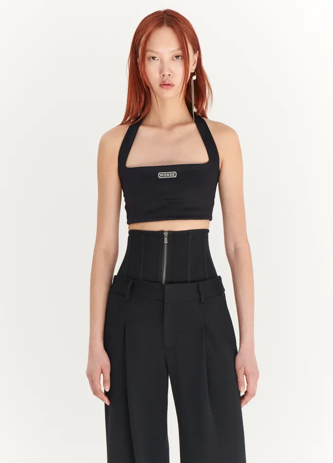 Women Halter Sports Bra MONSE Tops