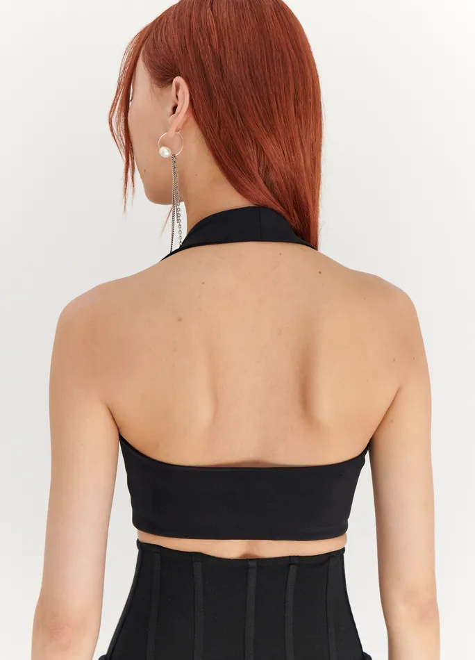 Women Halter Sports Bra MONSE Tops