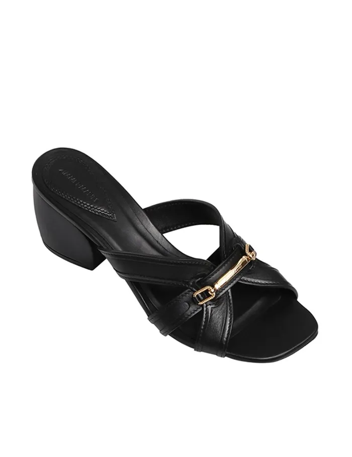 Women Heels Zimmermann Zimmermann Prisma Slide 65 Onyx