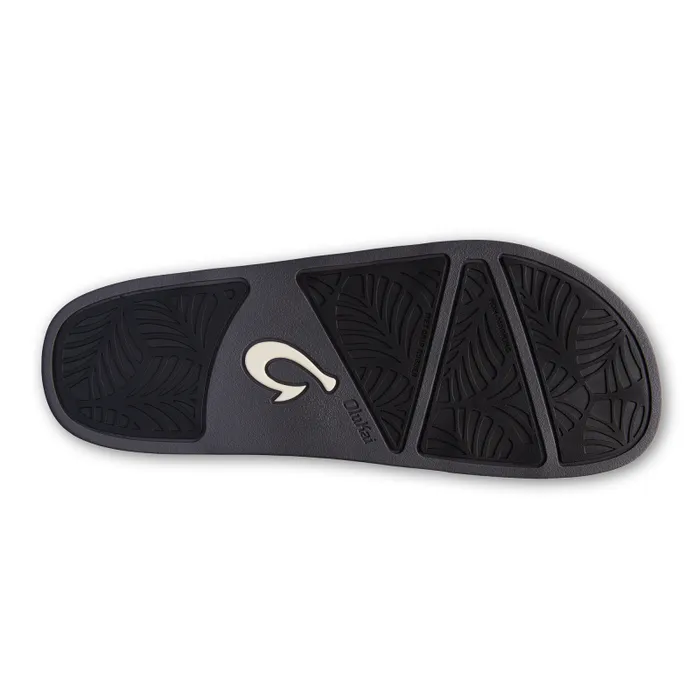 Women Hila Womens Puffy Slide Sandals Black Olukai WaterFriendly Women Hila Womens Puffy Slide Sandals Black Olukai WaterFriendly