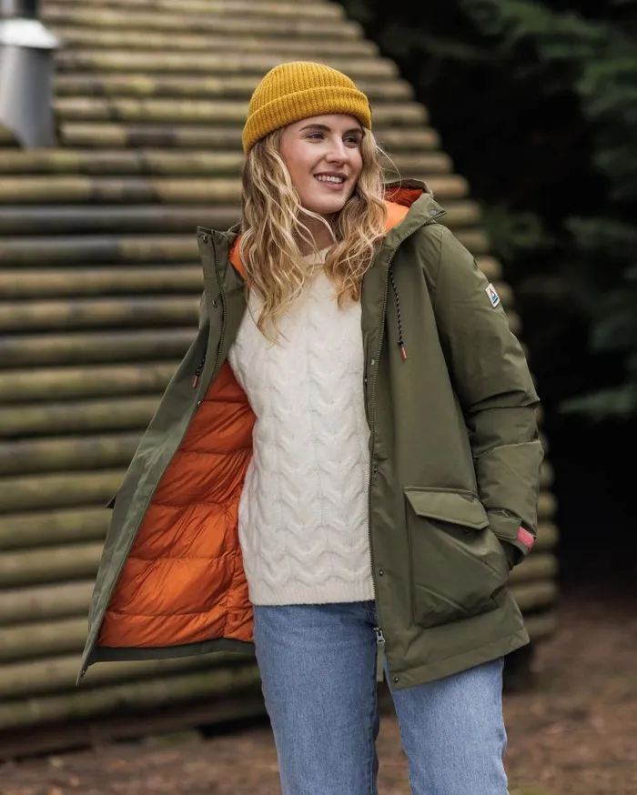 Women Jackets Passenger Alaska Recycled 20 Parka Khaki Khaki