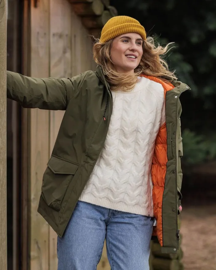 Women Jackets Passenger Alaska Recycled 20 Parka Khaki Khaki