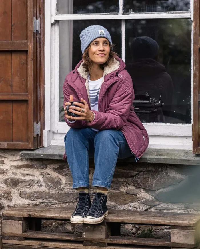 Women Jackets Passenger Earthy Recycled Sherpa Lined Insulated Jacket Crushed Berry Crushed Berry