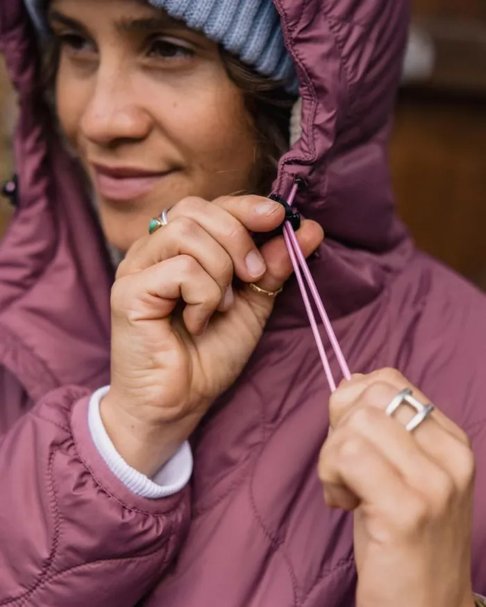 Women Jackets Passenger Earthy Recycled Sherpa Lined Insulated Jacket Crushed Berry Crushed Berry