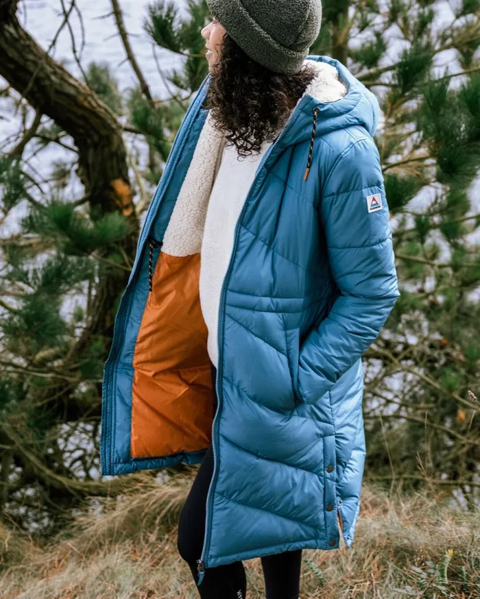 Women Jackets Passenger Kinsey 20 Jacket Washed Blue Washed Blue