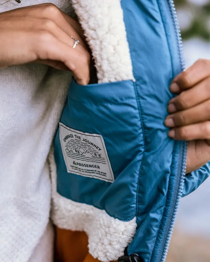 Women Jackets Passenger Kinsey 20 Jacket Washed Blue Washed Blue