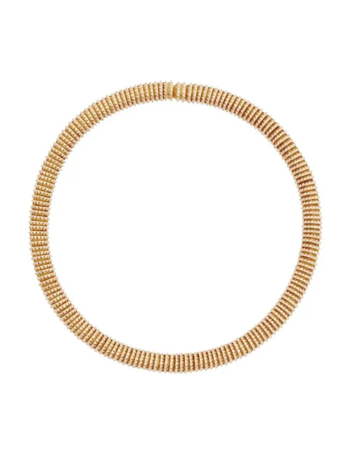 Women Jewellery Zimmermann Cone Pave Necklace Gold