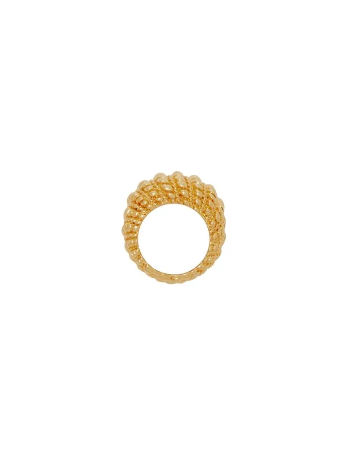 Women Jewellery Zimmermann Twisted Rope Dome Ring Gold