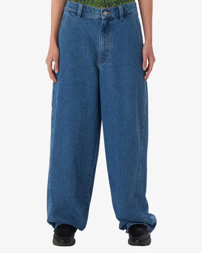 Women LILY CARPENTER DENIM Light Indigo OBEY Clothing Denim