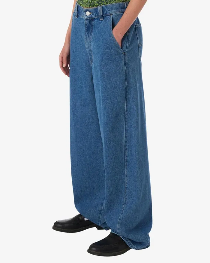 Women LILY CARPENTER DENIM Light Indigo OBEY Clothing Denim