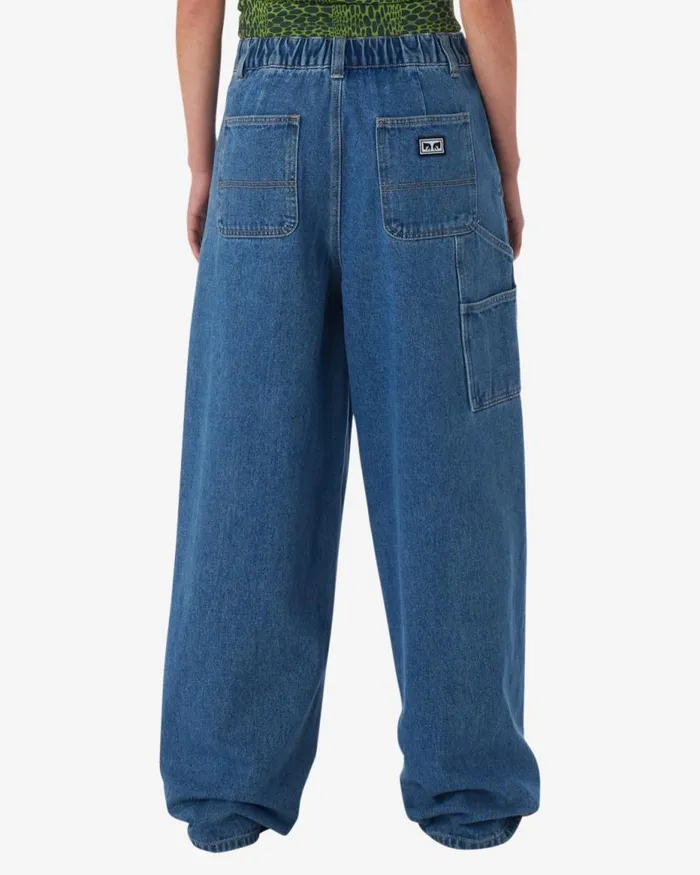Women LILY CARPENTER DENIM Light Indigo OBEY Clothing Denim