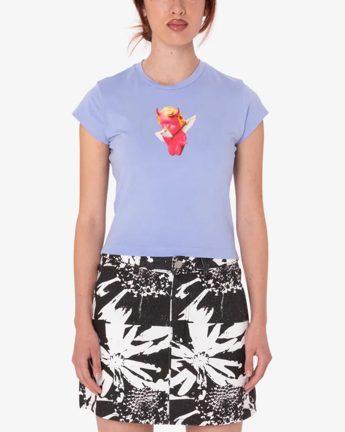 Women LITTLE DEVIL HAYDEN TSHIRT Digital Black OBEY Clothing TSHIRTS