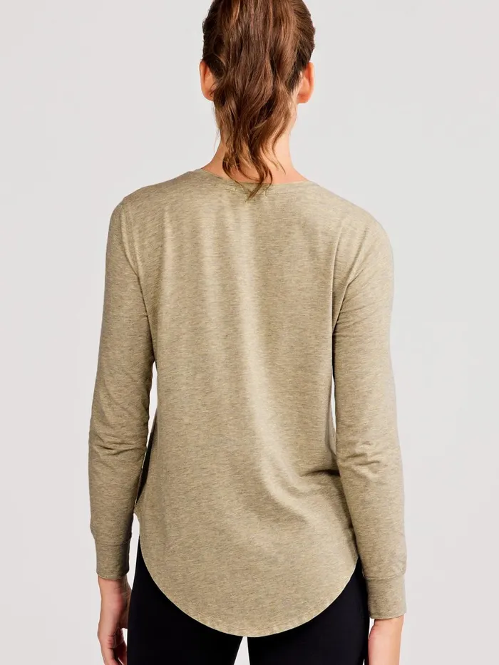 Women Longline Long Sleeve TShirt Tasc Performance Long Sleeve TShirts