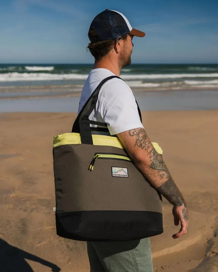 WomenMen Backpacks and Bags Passenger Tote Recycled Cooler Bag Khaki Multi Khaki Multi