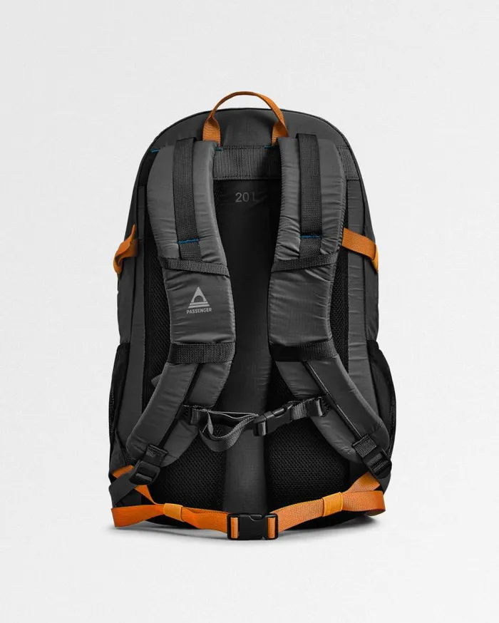 WomenMen Backpacks and Bags Passenger Track Recycled 20L Backpack Black Black