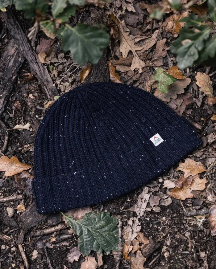 WomenMen Beanies Passenger Fisherman 20 Recycled Cotton Beanie Deep Navy Deep Navy