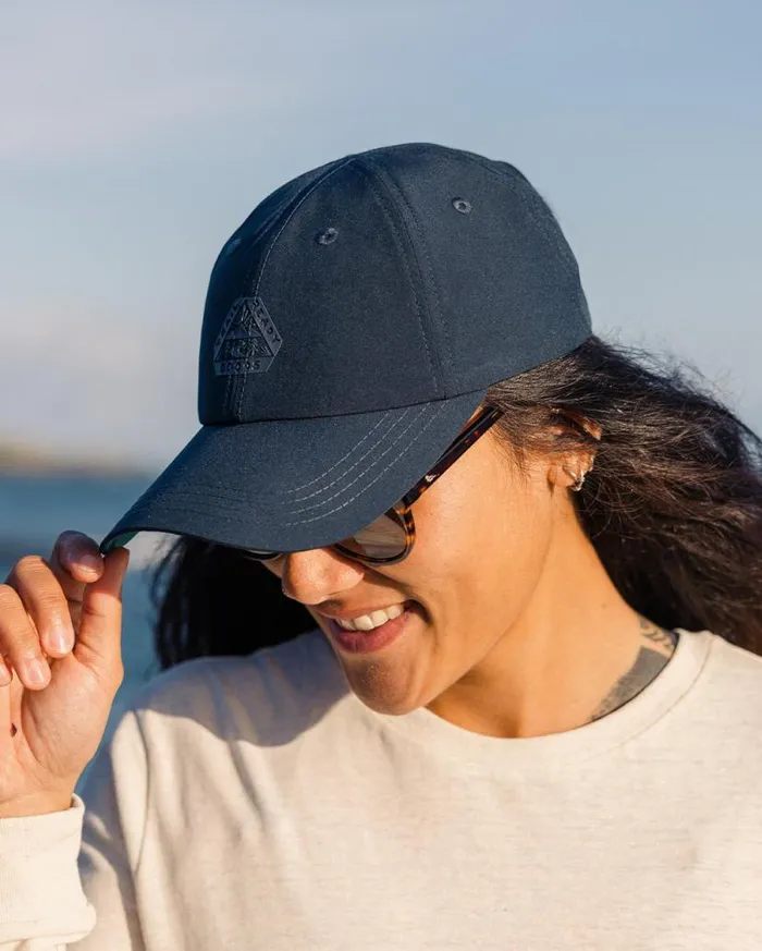 WomenMen Caps and Hats Passenger Active Recycled 6 Panel Cap Dark Denim Dark Denim