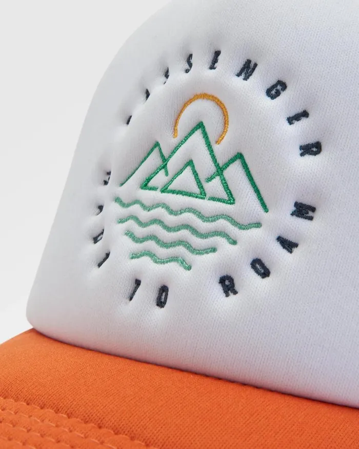 WomenMen Caps and Hats Passenger Escapism Snapback Trucker Cap ChestnutSunrise Orange Chestnutsunrise Orange