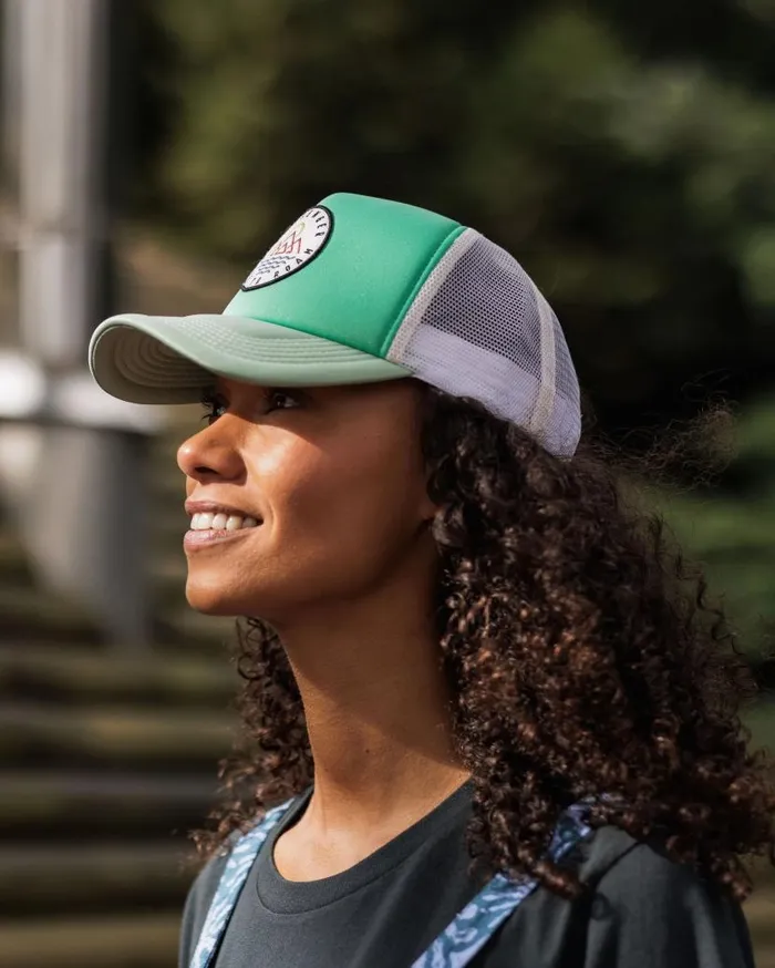 WomenMen Caps and Hats Passenger Escapism Snapback Trucker Cap Green Fig Green Fig