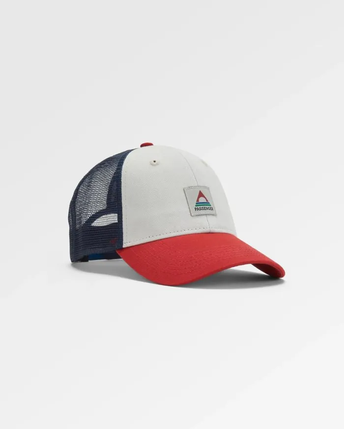 WomenMen Caps and Hats Passenger Heritage Mesh Snapback Cap NavyRed Spice Navyred Spice