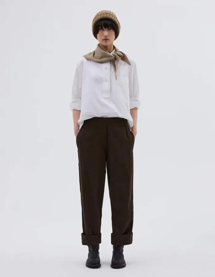 Women Mhl Naval Trouser Ebony Margaret Howell Trousers