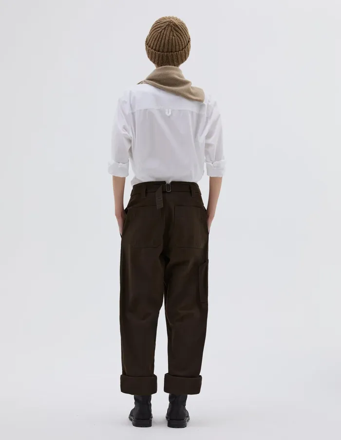 Women Mhl Naval Trouser Ebony Margaret Howell Trousers