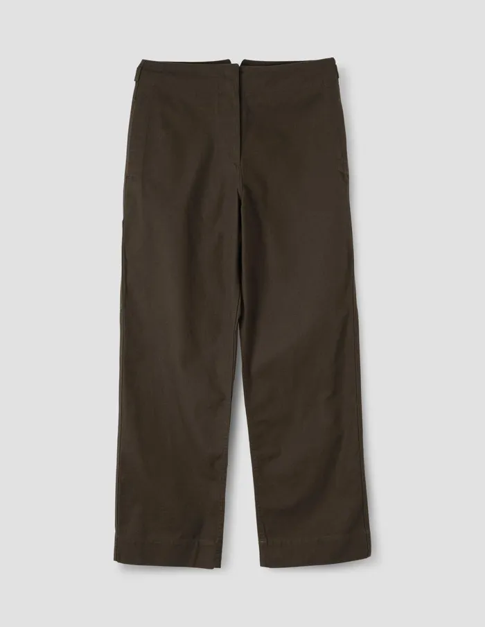Women Mhl Naval Trouser Ebony Margaret Howell Trousers