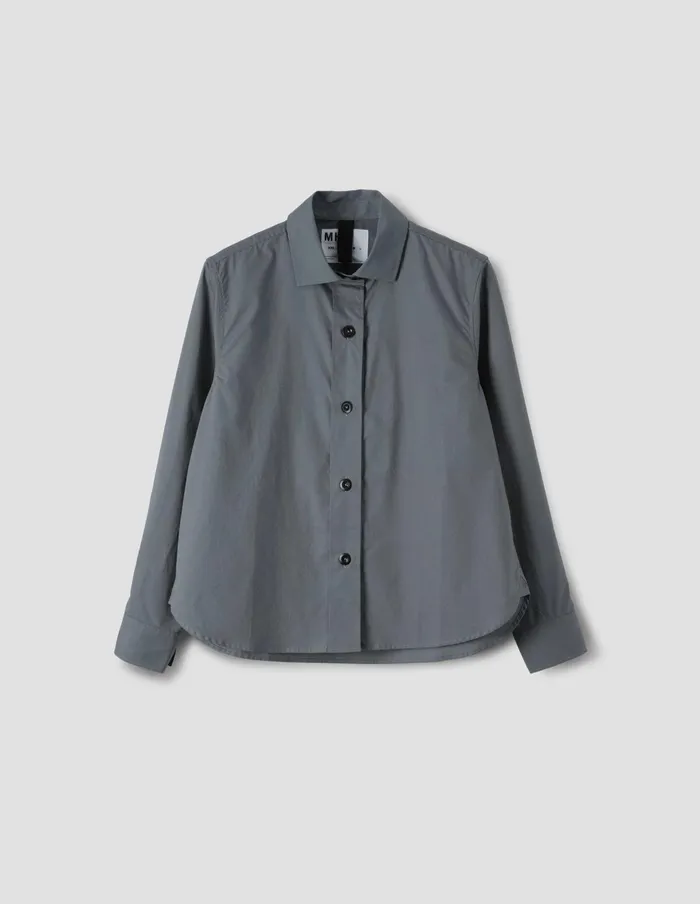 Women Mhl Simple Shirt Slate Blue Margaret Howell Shirts