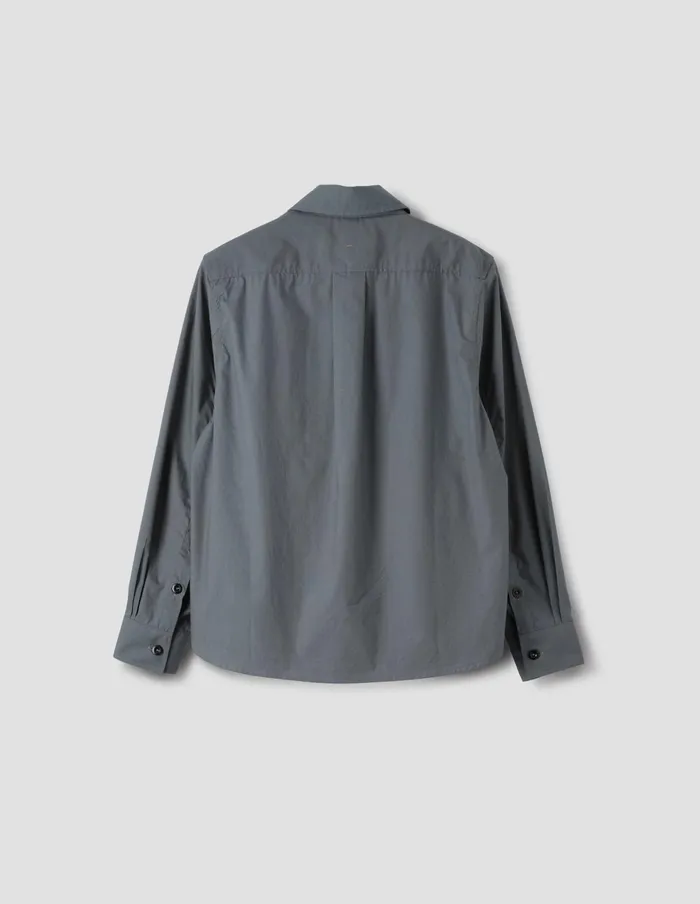Women Mhl Simple Shirt Slate Blue Margaret Howell Shirts