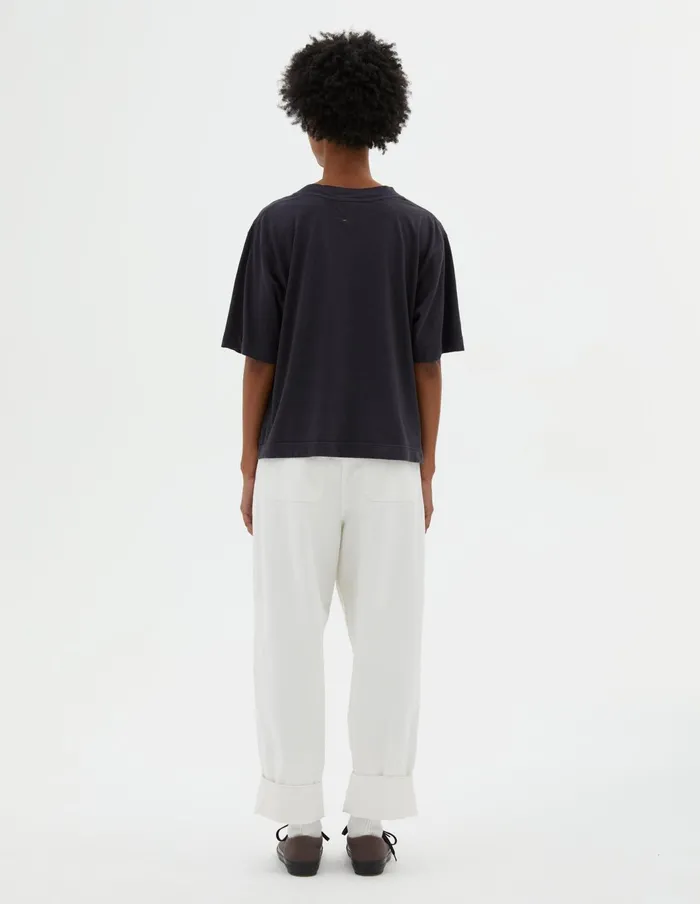 Women Mhl Simple T Shirt Navy Margaret Howell Sportswear