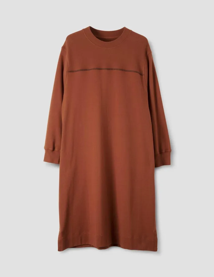 Women Mhl Yoke Seam Dress Cayenne Margaret Howell Dresses
