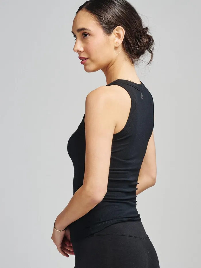 Women MicroLuxe Rib Tank Tasc Performance Running Training