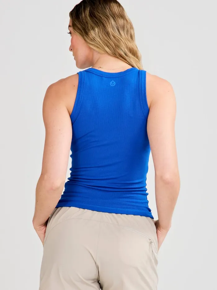Women MicroLuxe Rib Tank Tasc Performance Tennis Pickleball