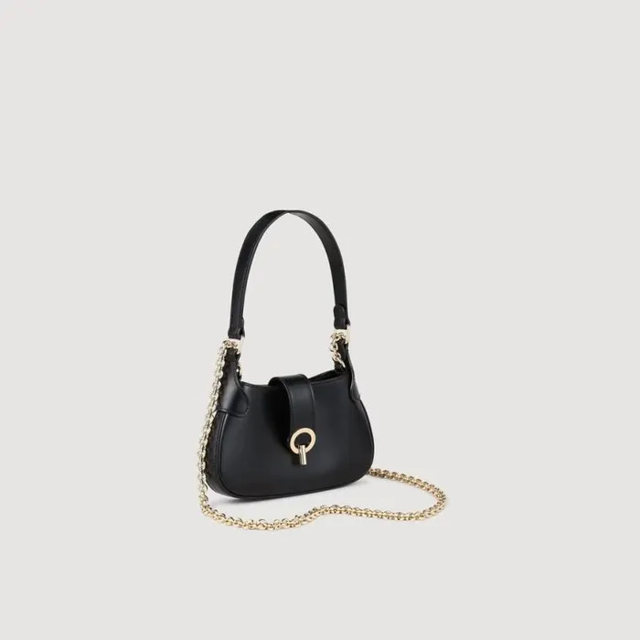 Women Mini Bags SANDRO Janet Chain Mini Bag Black