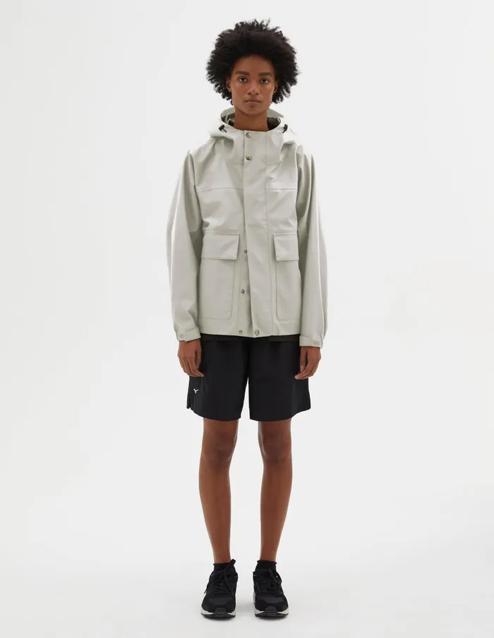 Women Mizuno GoreTex Jacket Light Stone Margaret Howell Jackets and Coats