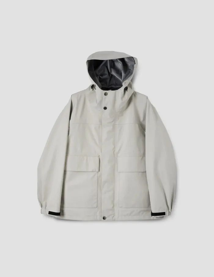 Women Mizuno GoreTex Jacket Light Stone Margaret Howell Jackets and Coats