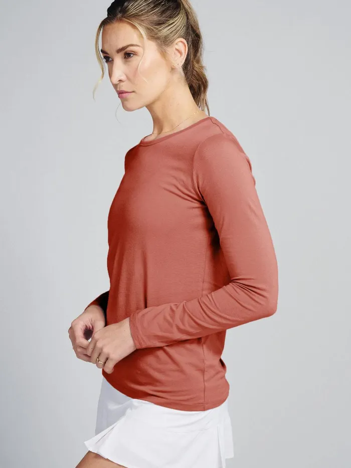 Women NOLA Long Sleeve TShirt Tasc Performance Running Training