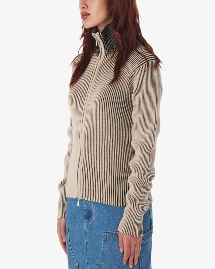 Women ONYX CARDIGAN Coronet Blue Multi OBEY Clothing Sweaters