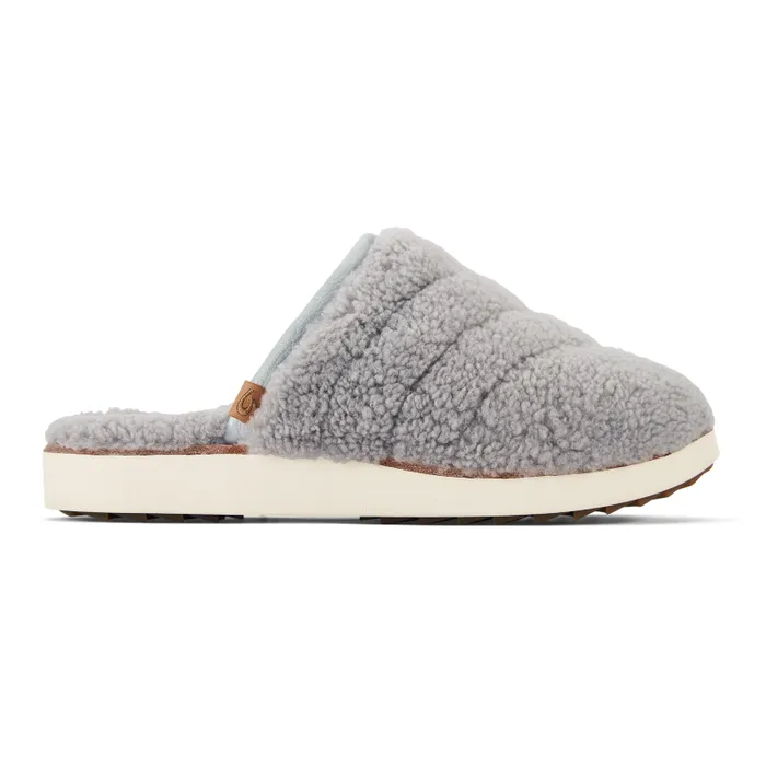 Women Pp Mua Womens Soft Mule Slipper Pale Grey Olukai IndoorOutdoor