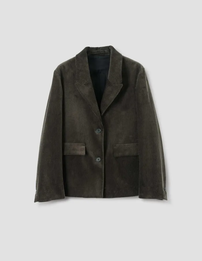 Women Peak Lapel Blazer Mole Margaret Howell Jackets and Coats