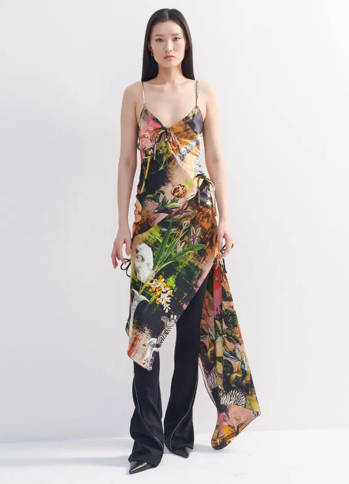 Women Print Slip Dress MONSE Dresses